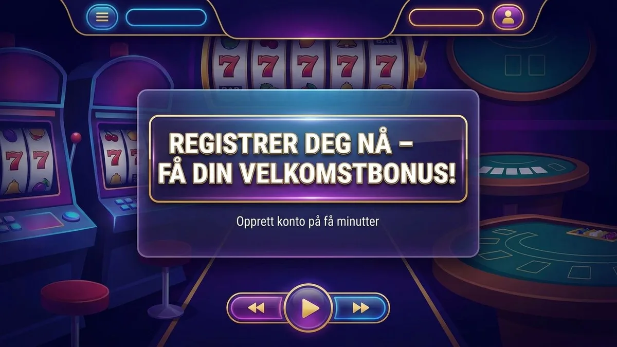 Registrering med bonus